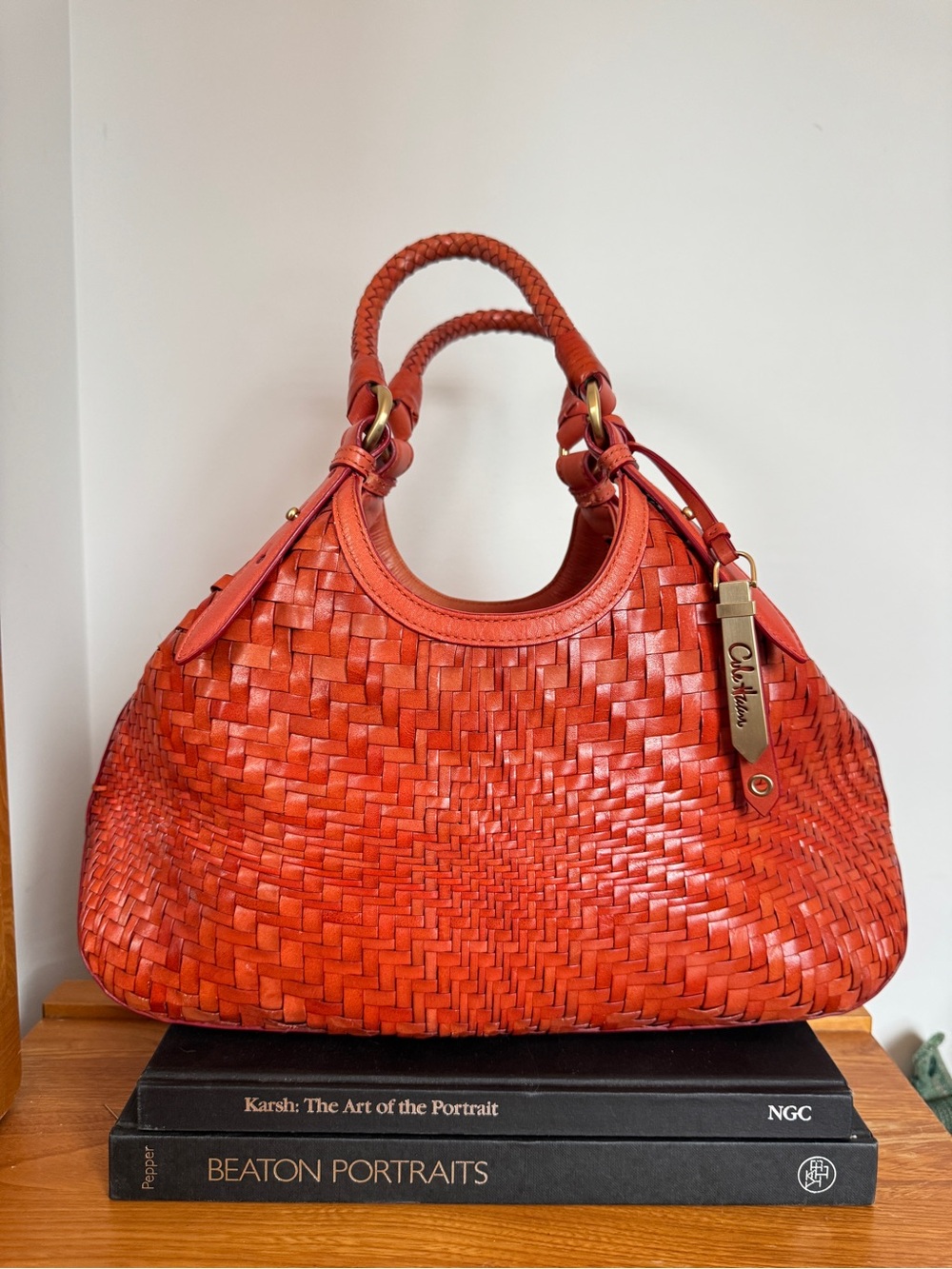 Cole Haan Woven Leather Tote